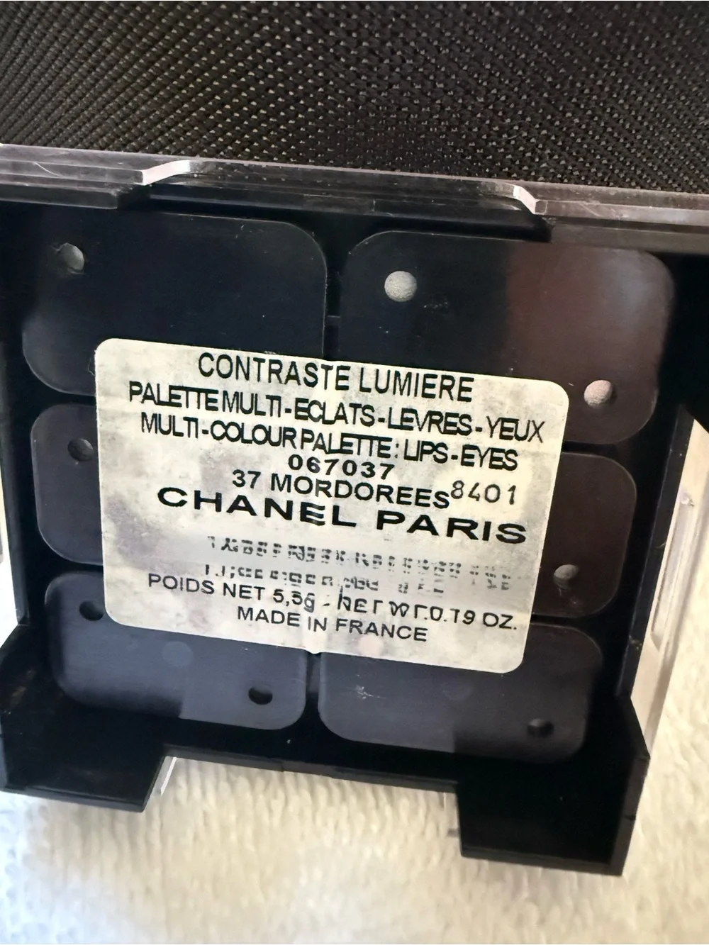 CHANEL makeup palette